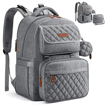 Maelstrom Diaper Bag Backpack,29L-45L Expandable Large Baby Bag For 2 Kids/Twins, With Removable Cross Body Bottle Bag For Mom/D