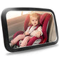 Shynerk Baby Car Mirror, Safety Car Seat Mirror For Rear Facing Infant With Wide Crystal Clear View, Shatterproof, Fully Assembl