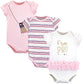 Little Treasure Unisex Baby Cotton Bodysuits, Free Spirit, 18-24 Months
