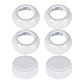 6Pcs Replacement Baby Bottle Nipple Ring Collars, Bottle Nipple Collars Rings Screw Caps Lids Baby Feeding Accessories Parts Bab