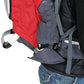 Phil&Teds Escape Child Carrier Frame Backpack, Red - Height Adjustable Body-Tech Harness - Articulating Dual Core Waist Belt - I