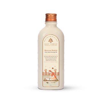 Baby Forest Maasoom Maalish Baby Body Massage Oil | Ayurvedic Baby Massage Oil For Kids | Derma Safe | Cruelty-Free | Vegan | 20