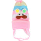 Passion Petals Multicoloured Unisex Winter Cap For 0 To 18Months With Dia 11Cm Lightpink