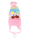 Passion Petals Multicoloured Unisex Winter Cap For 0 To 18Months With Dia 11Cm Lightpink