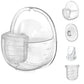 24Mm Full S32 Breast Pump Set With 24Mm Flange For Ncvi Nicegreen Nuliie Zooawa Sunnaltree Wearable Breast Pump, Duckbill Valve