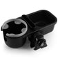 Accmor 3 In 1 Stroller Tray, Stroller Cup Holder Snack Tray, Non-Slip Grip Clip Stroller Accessory Stroller Tray Compatible With