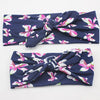 Akoak 2 Pcs/Set Mom And Baby Kids Elastic Cloth Bowknot Headband Boho Turban Headband Top Knotted Rabbit Ears Elastic Bowknot Ma