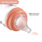 Fdbtl Baby Bottle Glass Natural Anti-Colic Bottles Closer To Breastfeeding For Newborn Babies Infant 0M+ 6Oz