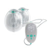 Lifelong Cuppy Milk Dual Breast Pump For Feeding Mothers For Both Sides|1400 Mah Large Rechargeable Battery | HandsFree Electri