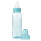 Evenflo Feeding Classic Tinted Plastic Standard Neck Bottles For Baby, Infant And Newborn - Teal/Green/Blue, 8 Ounce (Pack Of 12