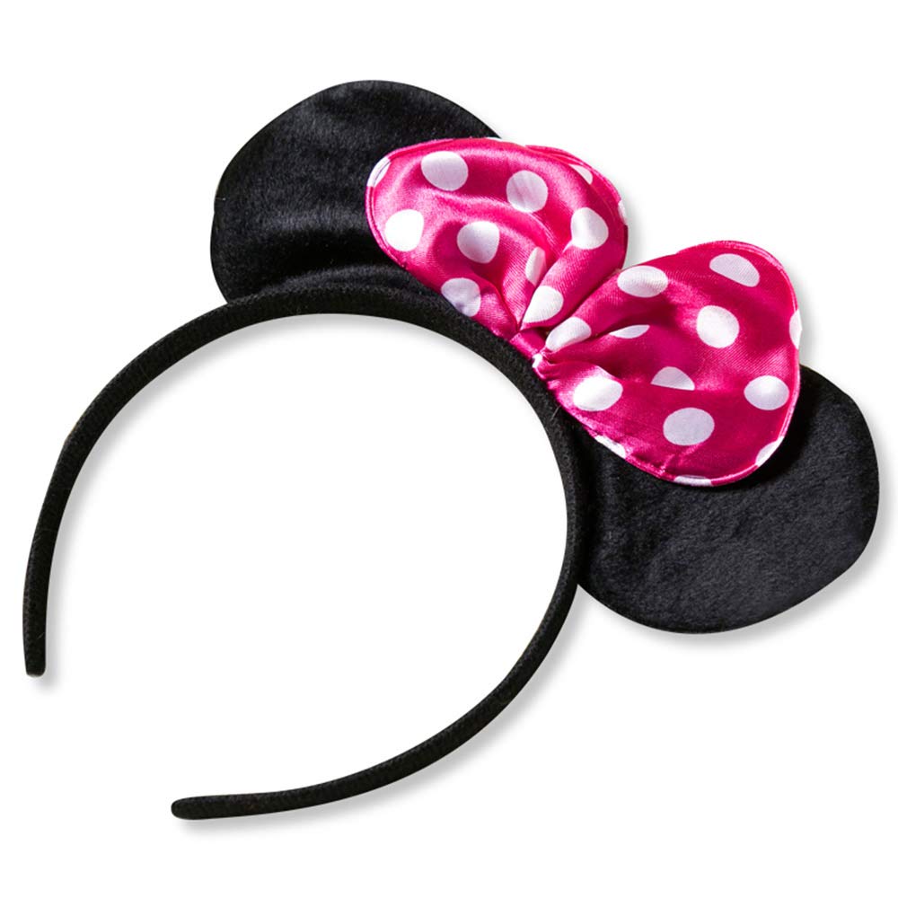 Nileafes Girls Princess Mini Mouse Costume Toddler,Little Kid Birthday Party Fancy Dress Up (5-6 Years,Rose)