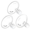 Maymom MyFit Flanges Classic/Conical Shape Goldie Pack 12 13 14 mm Compatible with Medela Breast Pumps and Maymom Wide Base and 