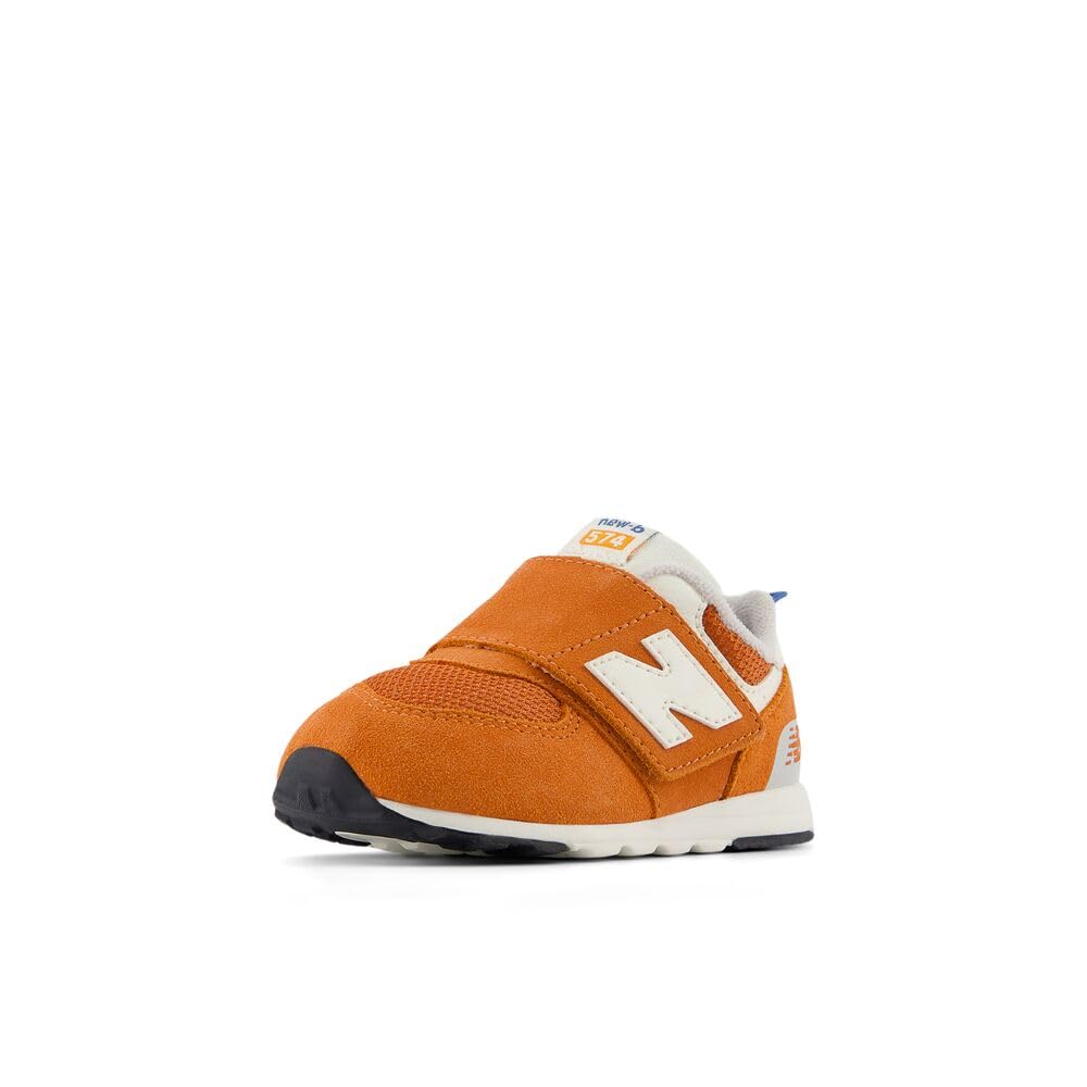 New Balance Baby 574 V1 New-B Hook And Loop Sneaker, Infield Clay/Sea Stone, 4.5 Wide Us Unisex Infant