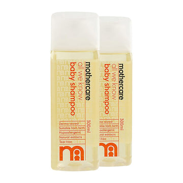 Mothercare All We Know Baby Shampoo, 300Ml, Pack Of 2