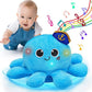 Crawling & Walking Baby Toys 6 to 12 12-18 Month Musical Plush Octopus Light up Voice Control Dancing Infant Toys 0 12 7 8 9 10 
