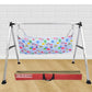 A To Z Hub Portable Folding Ghodiyu With Free Cotton Cloth Create A Soothing Oasis For Your Precious Little One (Square Pipe Bl