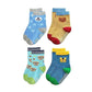 Trendy Dukaan Step Up His Style And Safety Baby BoyS AntiSlip Cotton Blend Socks (36 Months, 4)