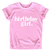 Birthday Girl Shirt Outfit Year Old Kids For Toddler 1St 2Nd 3Rd 4Th 5Th 6Th 7Th (Pink, 3 Years)