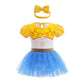 Dressy Daisy Infant Baby Girl Cowgirl Princess Onesie Romper Dress Halloween Costume Bodysuit With Headband Size 9-12 Months