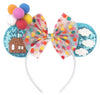 Clgift Iridescent, Rainbow Sparkle, Classic Minnie Ears: Pick Your Color - Silver, Gold, Blue, Red Sequin
