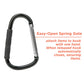Nuby Large Handy Hook Carabiner Stroller Clip With Textured Soft Grip - Black