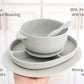 Ullabelle Suction Toddler Plates & Bowls Complete Set W/Spoon- Bpa Free 100% Food Grade Silicone- Microwave & Dishwasher Safe Ba