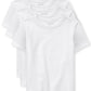 The Children'S Place Baby Boys And Toddler Short Sleeve Basic Layering T-Shirt Shirt, White 3 Pack, 2T Us