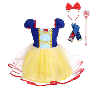 Dressy Daisy Princess Costumes Birthday Fancy Halloween Xmas Party Dresses Up For Little Girls With Accessories Size 5