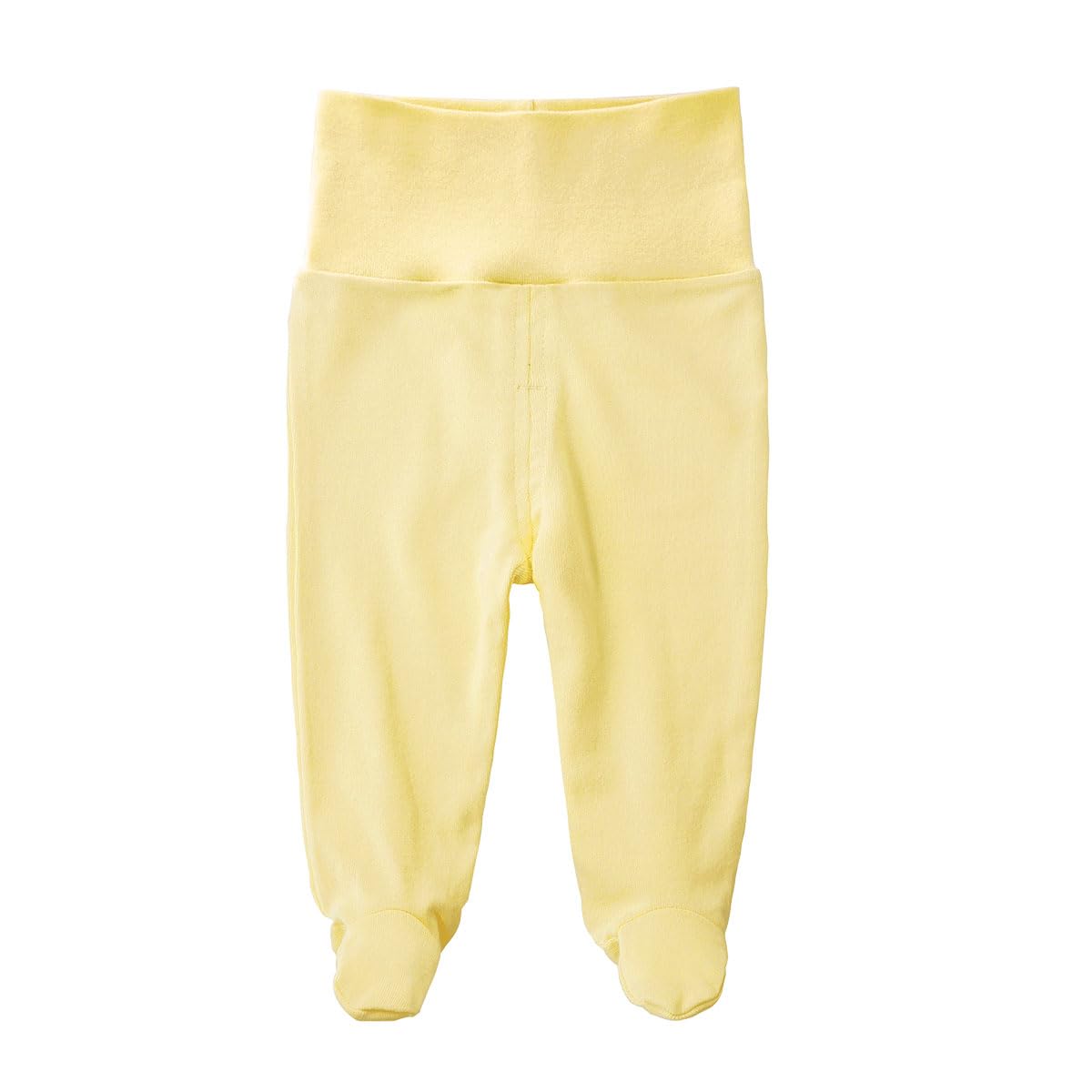 Teach Leanbh Infant Baby 3 Pack Footed Pants Cotton High Waist Casual Leggings (3 Months, D)