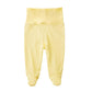 Teach Leanbh Infant Baby 3 Pack Footed Pants Cotton High Waist Casual Leggings (6 Months, D)