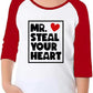 Future Ladies Man Current Mama'S Boy Raglan T-Shirt Toddler Boy Valentine'S Day 3/4 Sleeve Top Spring Cotton Outfit (1-2T, Red6)