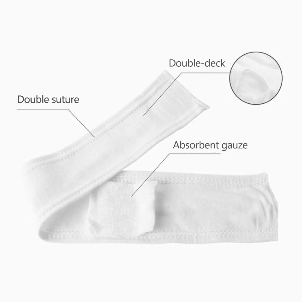 Topwon Cotton Newborn Umbilical Cord Belly Band Disposable To Protect Baby Abdomen Newborn Essentials Must Haves - 8 Pieces