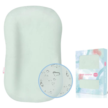 Pucmaoci Organic Waterproof Baby Lounger Covers | 100% Organic Cotton| Removable Cover With Waterproof Liner | Machine Washable