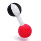 Jollybaby Soft Plush Baby Dumbbell Rattle Toys, 0-3-6 Months Newborn, High Contrast Black & White Sensory Rattles Weight Lifting