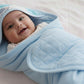 Hornbill Enterprises Hooded Wrapper, a Soft and Cozy Baby Towel Designed for Newborns (012 Months). Its Easy to wrap Your Litt