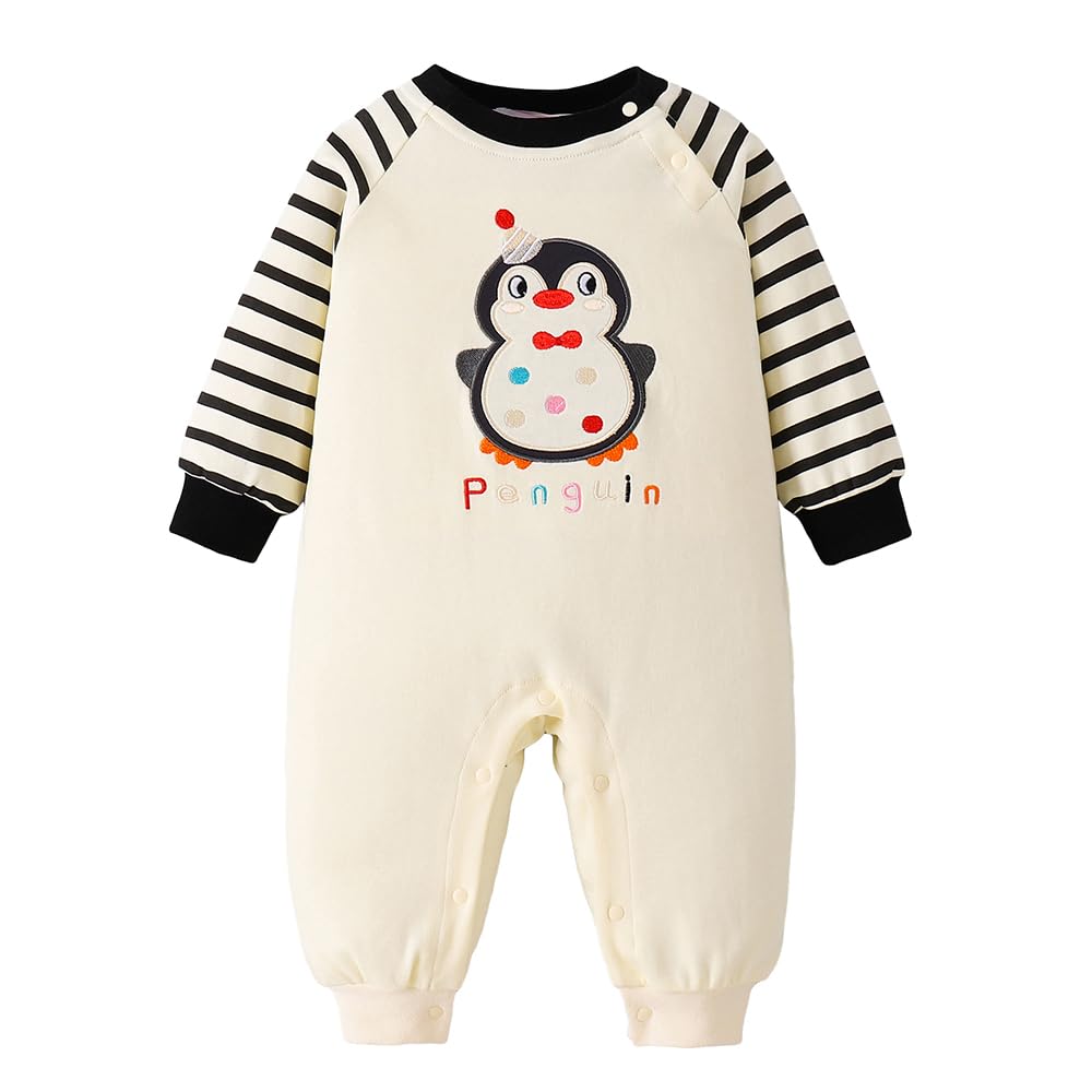 Hopscotch Penguin Embroidery Bodysuit (1218 Months)