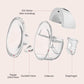 27Mm Full S32 Breast Pump Set With 27Mm Flange For Ncvi Nicegreen Nuliie Zooawa Sunnaltree Wearable Breast Pump, Duckbill Valve