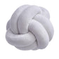 TOG Soft Plush Knot Cushion Sofa Throw Pillow for Living Room White|Home & Kitchen| Home Decor| Pillows