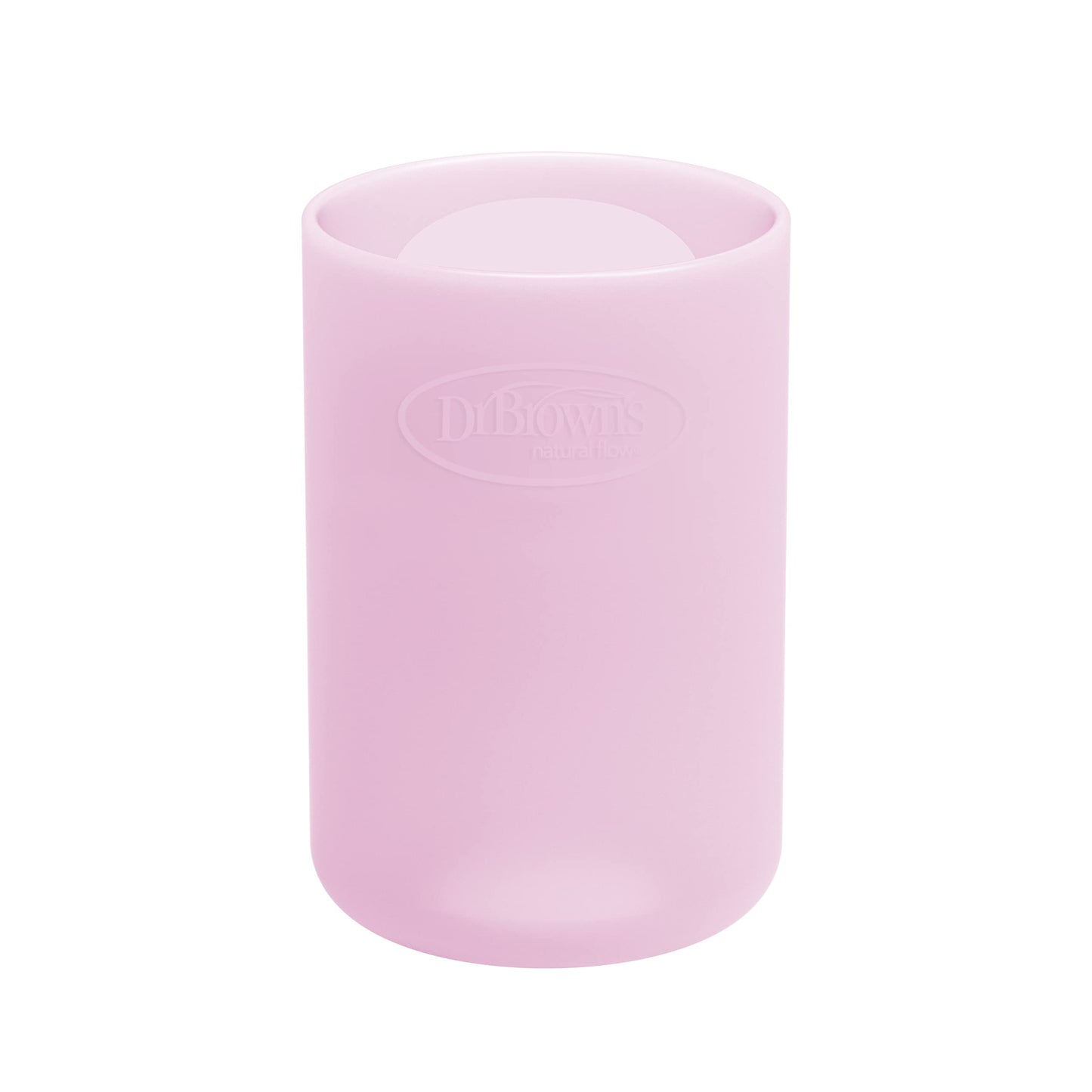 Dr. Browns Options+ Narrow Glass Bottle Sleeve, 100% Silicone, Pink, BPA-Free, 4 oz, 12-Pack