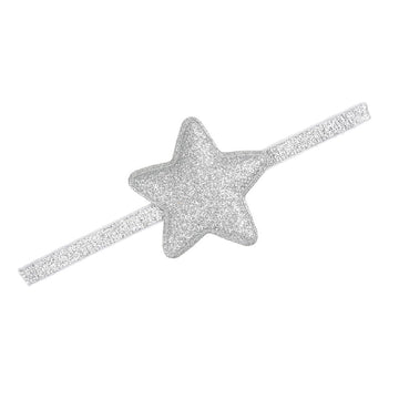 Syga Baby GirlS Glittery Star Headband Soft & Stretchable Fabric Hairband For Infants, Toddlers Little Princesses (03 Years Si