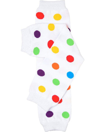 Judanzy Baby Toddler And Child Polka Dot Leg Warmers (Rainbow Polka Dot, Newborn)