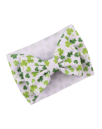 Justmydress St.Patrick Green Headband Turban Baby Girls St.Patrick Day Hair Band Bow Jhsp20 (Bow-A2)