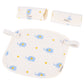 Bebamour Drool and Teething Reversible Cotton Pad For All Carry Positions Baby Carrier White Drool Bib For Boys & Girls(Elephant