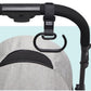 Nonslip Stroller Hook For Hanging Diaper Bags, Purse, Shopping On Strollers Buddyduggy