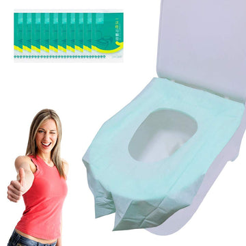Ditind Toilet Seat Covers Disposable, 30 Pcs Toilet Seat Covers For Travel Accessories (158A236 Inch), Extra Large Pe Film Trave