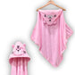 RV Mart Baby Hooded Bath Towel Soft 100% Cotton Super Absorbent Wrap Bathrobe Style Tiger Pink for Newborns Infant & Toddlers Bo