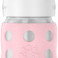 Lifefactory 8-Ounce Stainless-Steel Vacuum-Insulated Wide-Neck Baby Bottle With Straw Cap, Desert Rose, Ls2241Wdr4