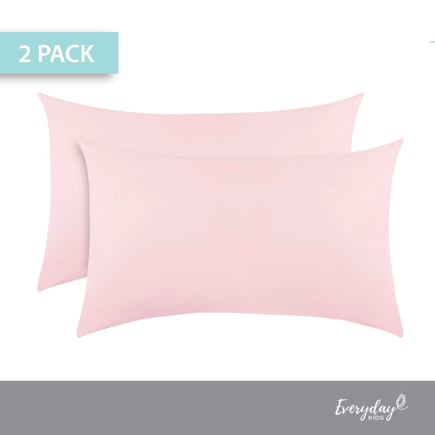 2-Pack Toddler Travel Pillowcases -100% Soft Microfiber, Breathable And Hypoallergenic - 14' By 20' Kids Pillowcases Fits Pill