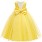 Baby Girl Yellow Dress,Party Christmas Earster Wedding Flower Sleeveless Floor Length Tutu Tulle Dance Gown 1St Birthday 18Month