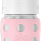 Lifefactory 8-Ounce Stainless-Steel Vacuum-Insulated Wide-Neck Baby Bottle With Hard Sippy, Desert Rose (Ls2221Wdr4)